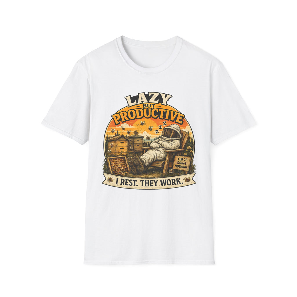 Faul, aber produktiv T-Shirt — Ich ruh' mich aus, die anderen arbeiten Retro Graphic Tee