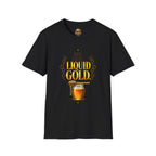 T-Shirt "Flüssiges Gold" – Grafik-T-Shirt "Roher Honig aus der Region"