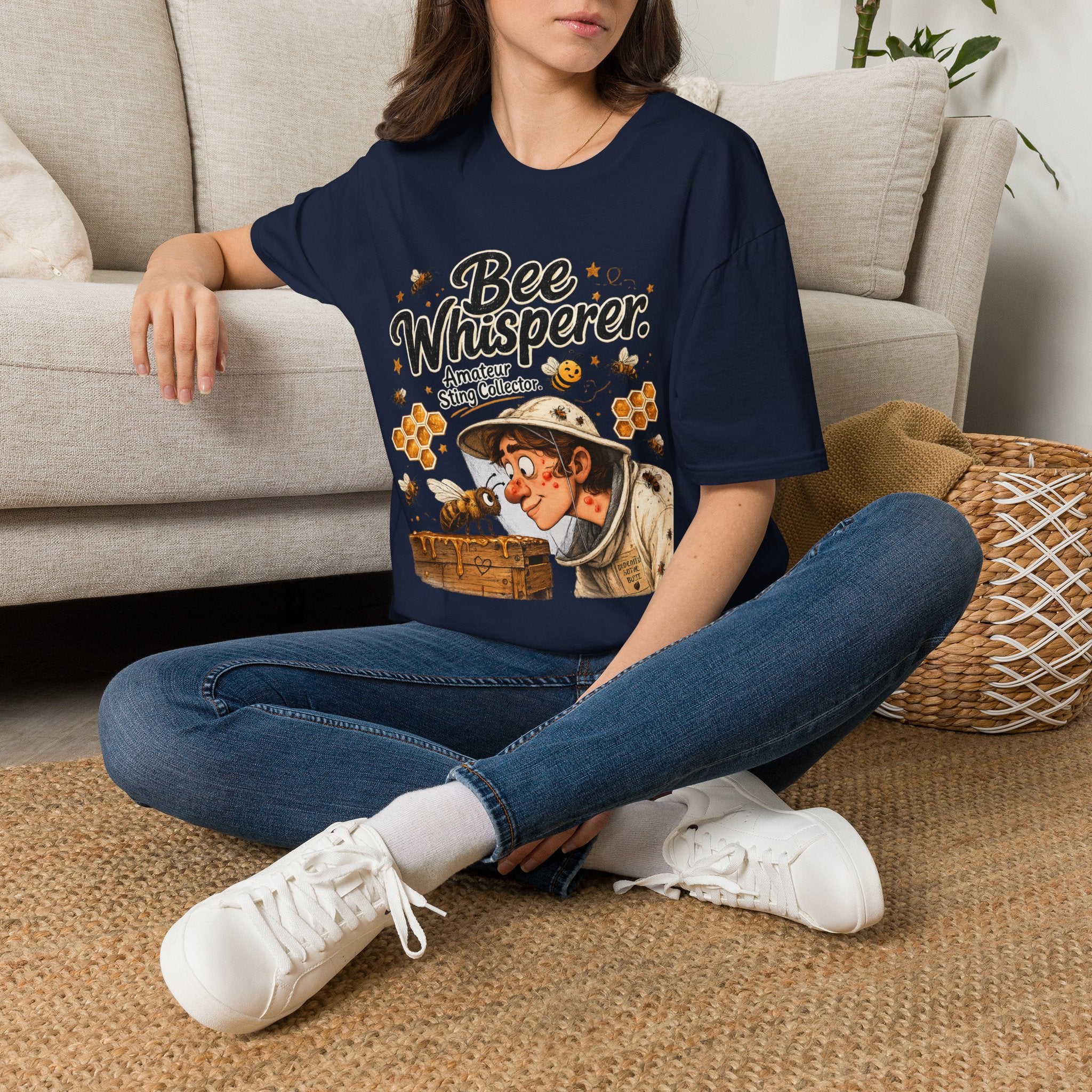 Bee Whisperer T‑Shirt — Amateur Sting Collector Beekeeper Shirt