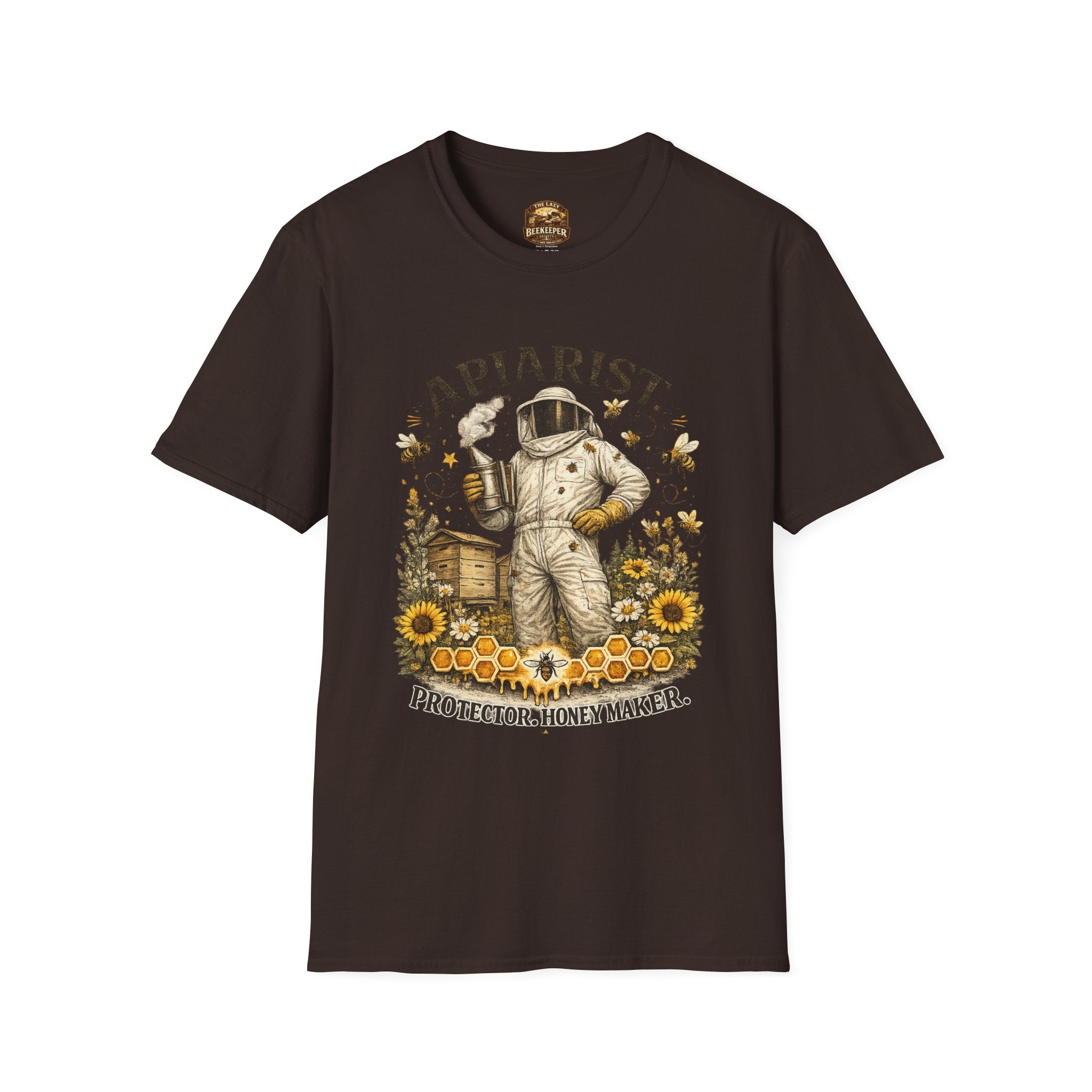 Apiarist Beekeeper T-Shirt — Protector & Honey Maker Graphic Tee