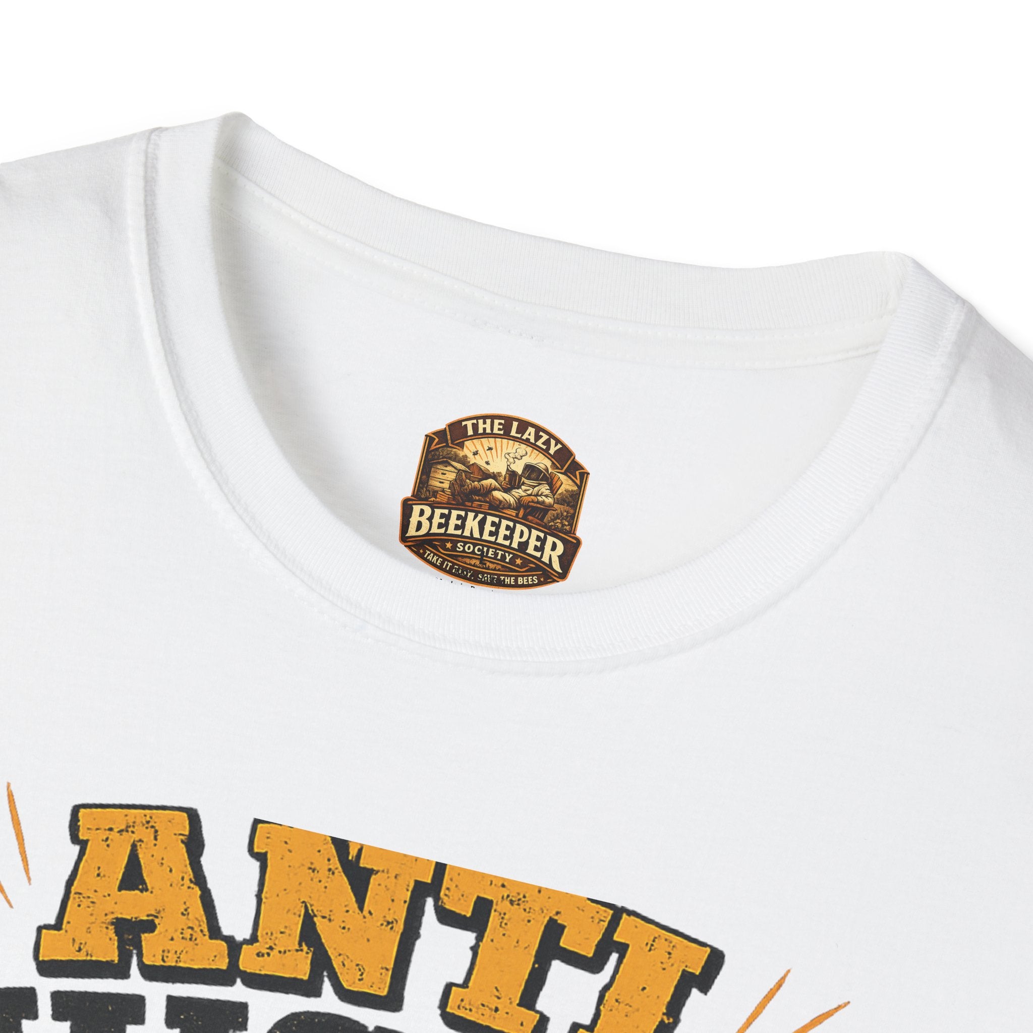 Beekeeper T-Shirt — “Anti Hustle” Embrace Honey Vintage Graphic Tee