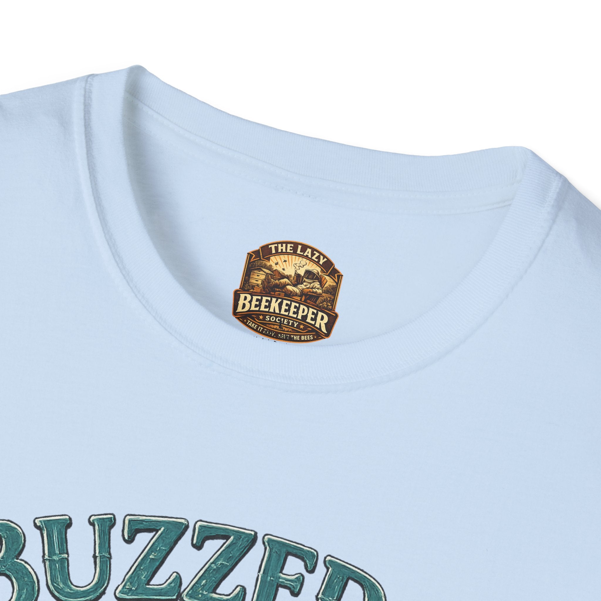 Buzzed & Unbothered Bee T-Shirt — Retro Relaxed Graphic Tee