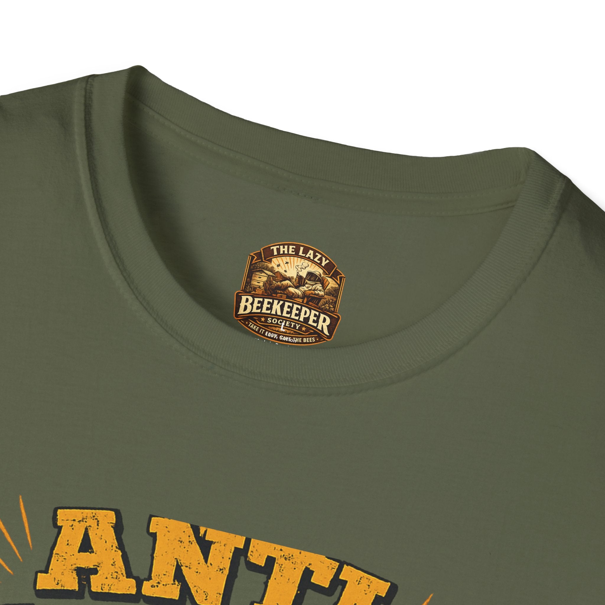 Anti Hustle Beekeeper T-Shirt — Reject Hustle, Embrace Honey Graphic Tee