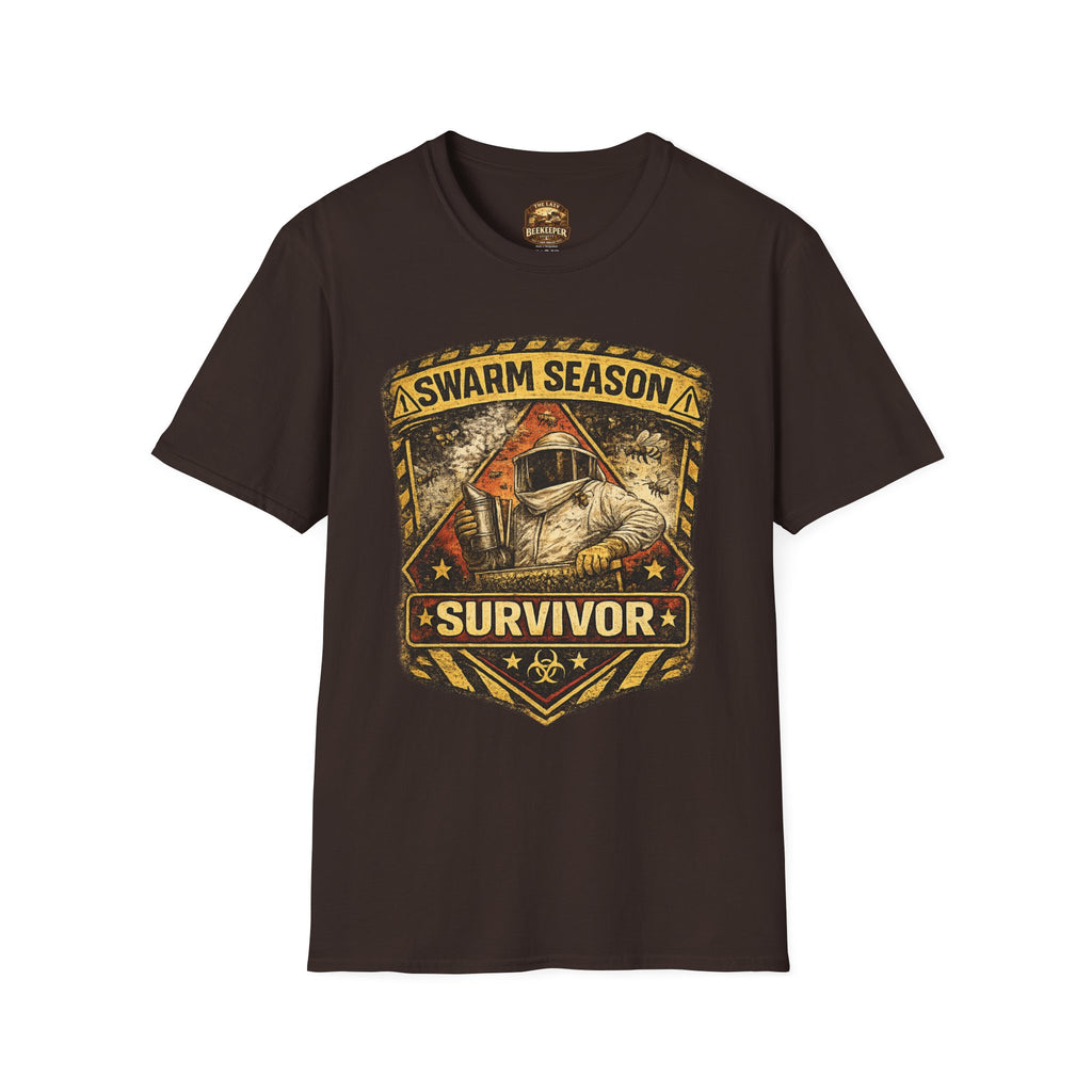 Schwarm-Saison-Überlebender T-Shirt – Vintage Schädlingsbekämpfung Imker T-Shirt
