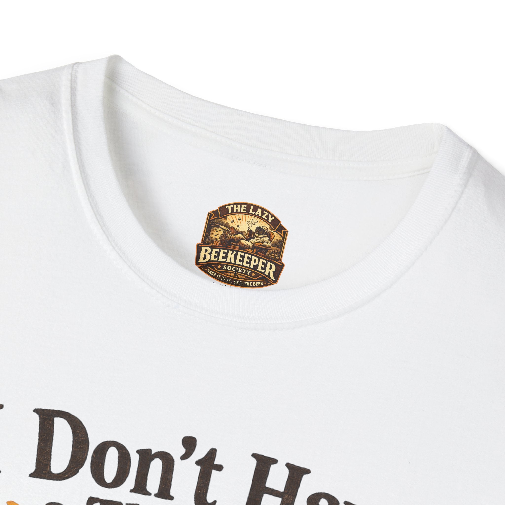 I Don't Have a Therapist I Have a Hive T-Shirt — Bee Lover Beekeeping Graphic Tee