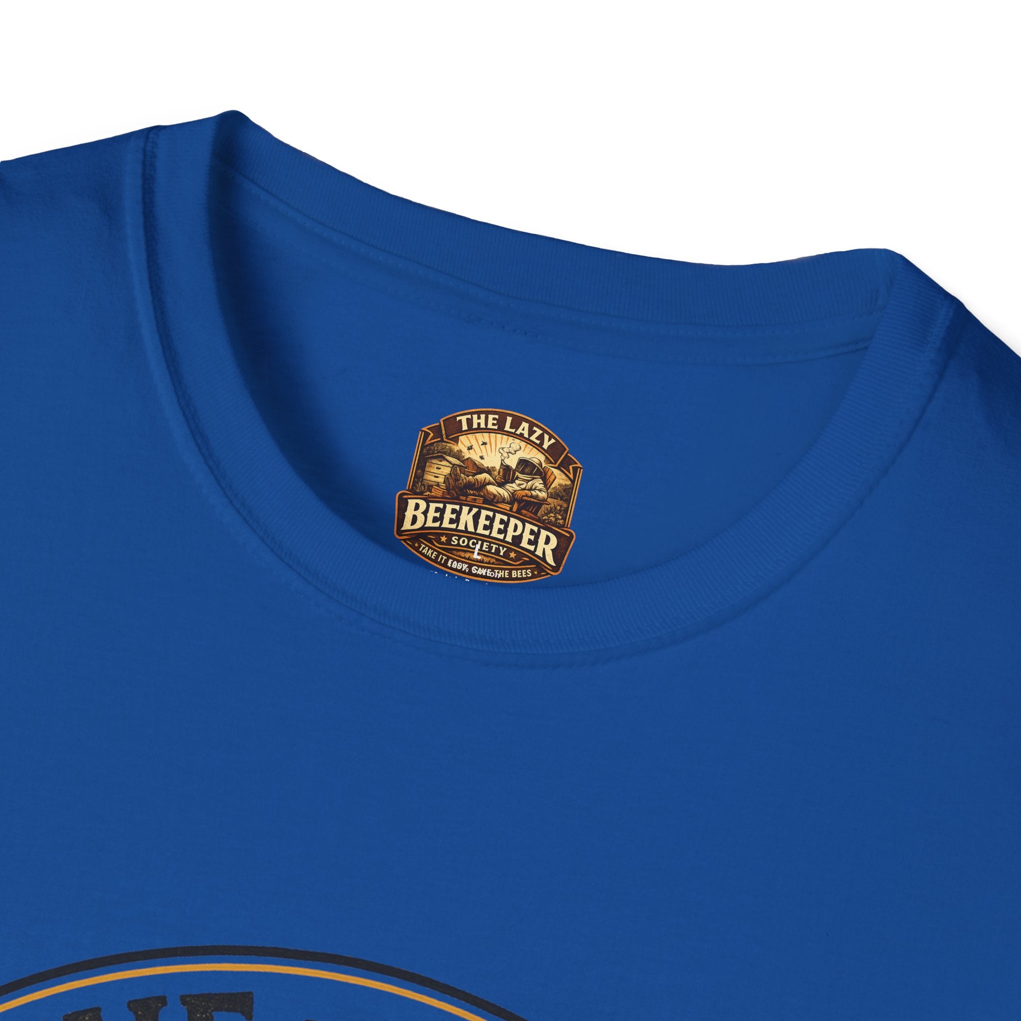 T-Shirt — Grafisches T-Shirt mit Aufschrift „Vom Bienenstock ins Glas“