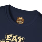 T-Shirt — "Essen. Schlafen. Bienenstock inspizieren. Wiederholen." Imker Grafik T-Shirt