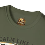 Slow Living T-Shirt — "Slow Living, Sweet Results" Rustic Sunset Graphic Tee