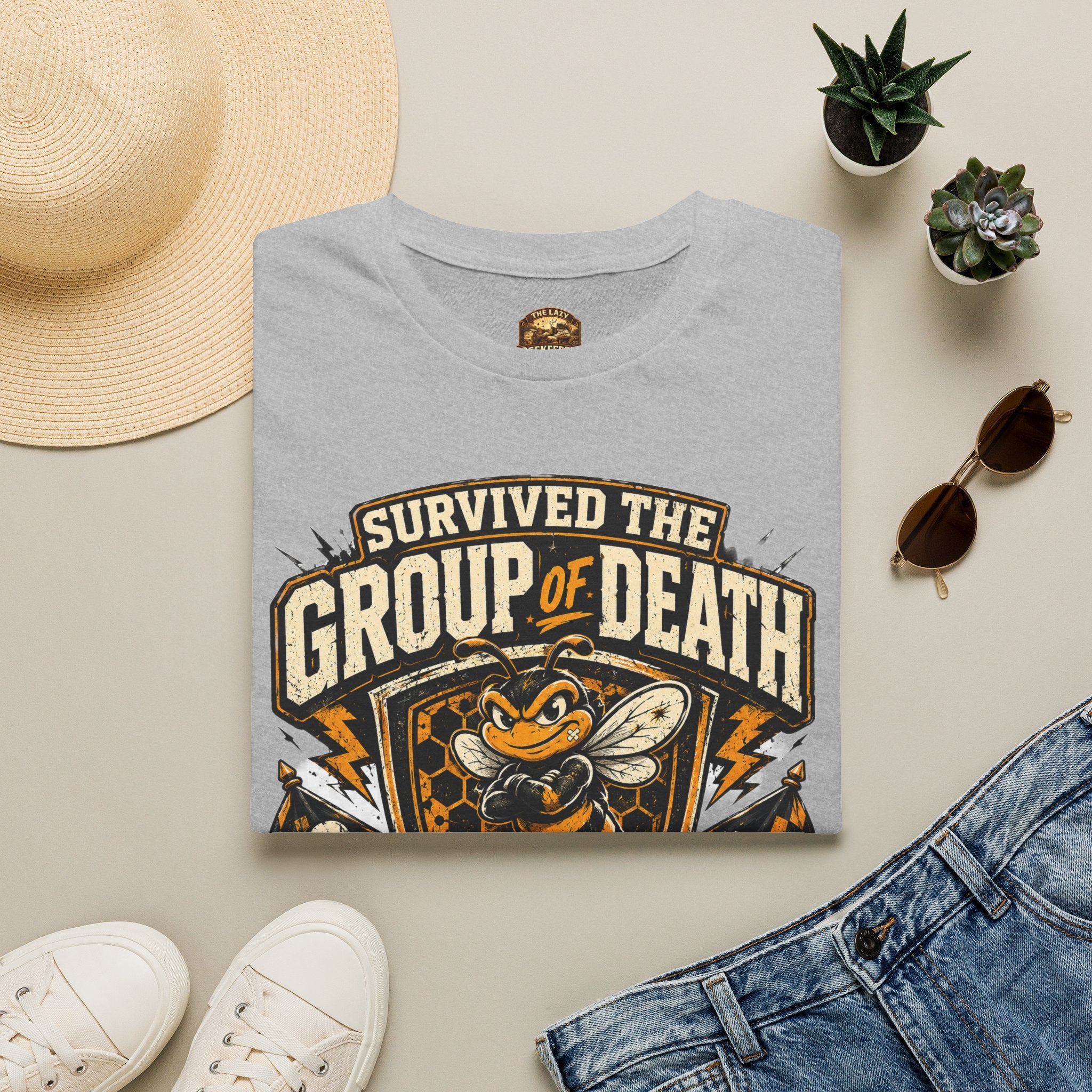 Group of Death Survivor T-Shirt — 'Survived the Group of Death' Soccer Tournament Shirt