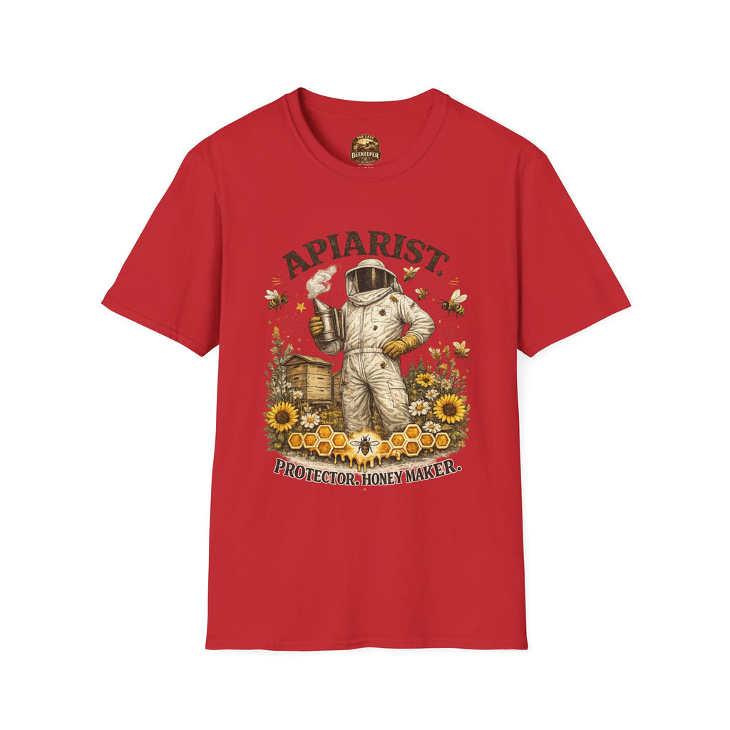 Apiarist Beekeeper T-Shirt — Protector & Honey Maker Graphic Tee