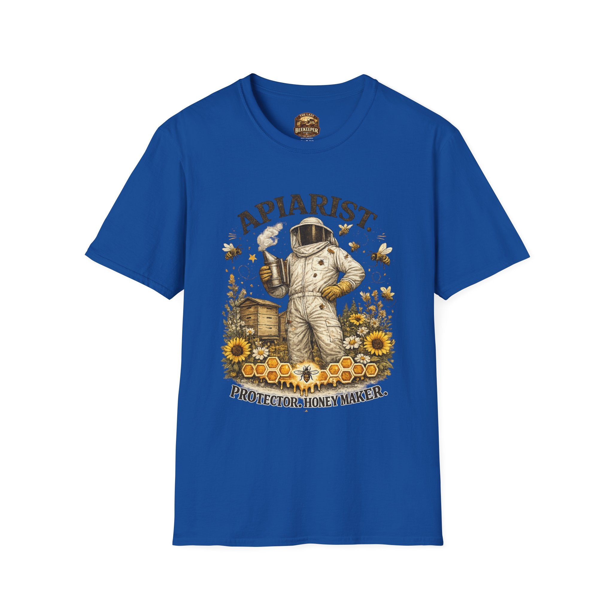 Apiarist Beekeeper T-Shirt — Protector & Honey Maker Graphic Tee