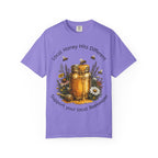 Beekeeper Support T-Shirt — "Local Honey Hits Different" Floral Honey Jar Tee