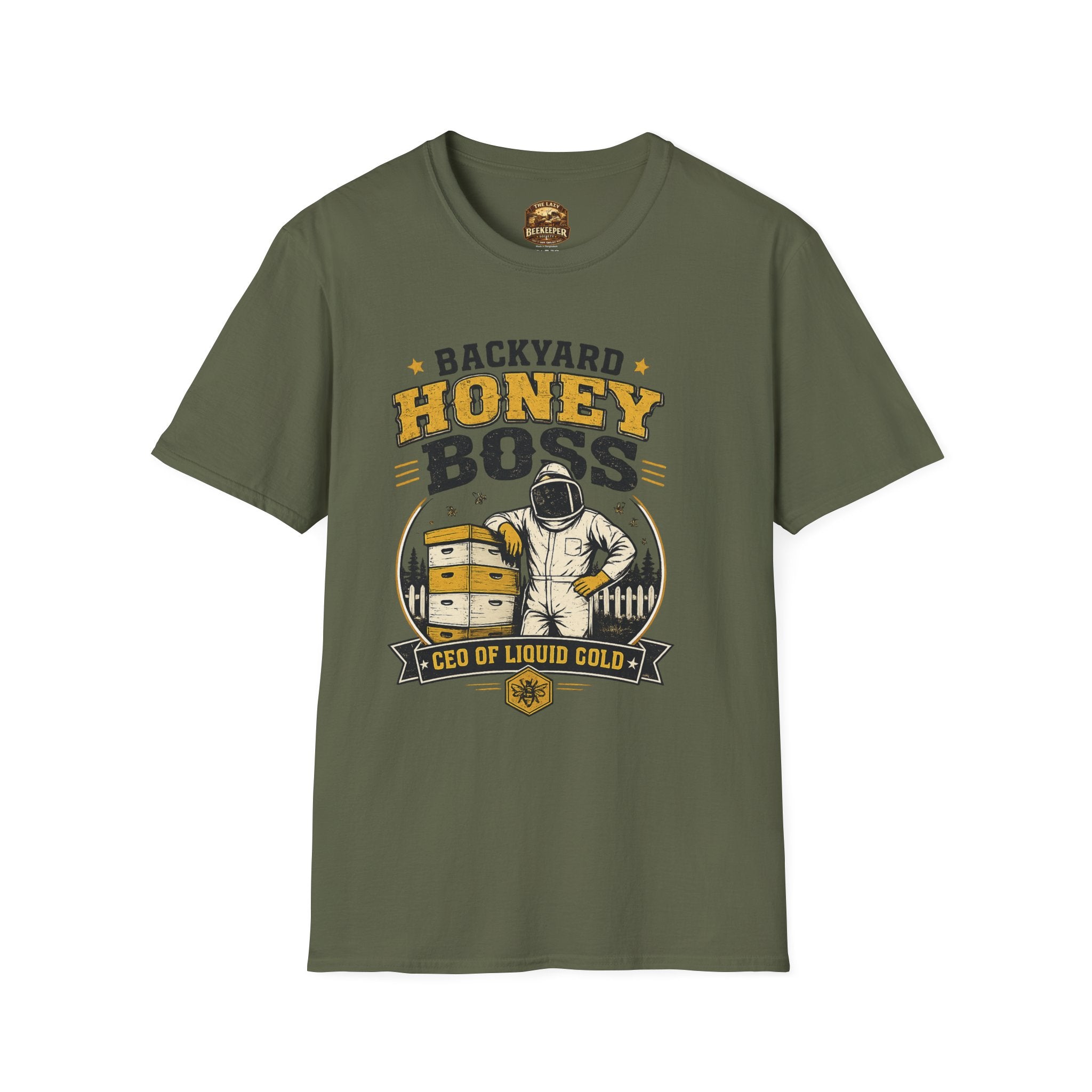 Backyard Honey Boss T-Shirt — Beekeeper Apiary Shirt