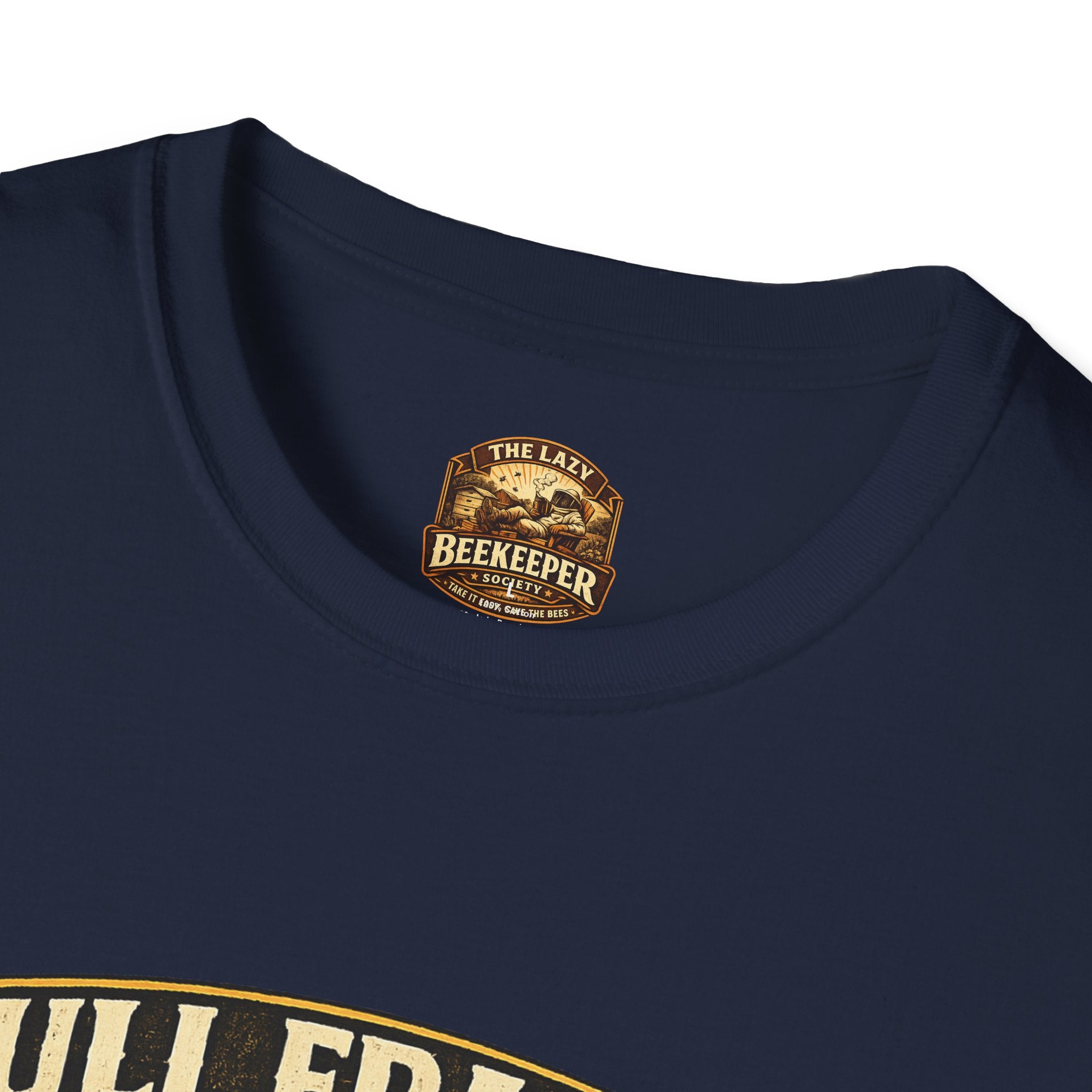 T-Shirt „Pull Frames Drink Coffee“ – Imker Kaffee & Waben Grafik-T-Shirt