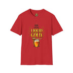 T-Shirt "Flüssiges Gold" – Grafik-T-Shirt "Roher Honig aus der Region"