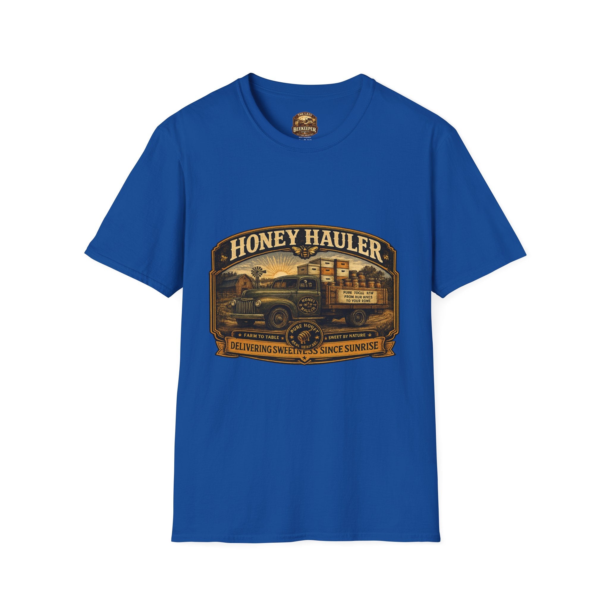 Honey Hauler Vintage Truck T-Shirt — Beekeeper Honey Harvest Tee