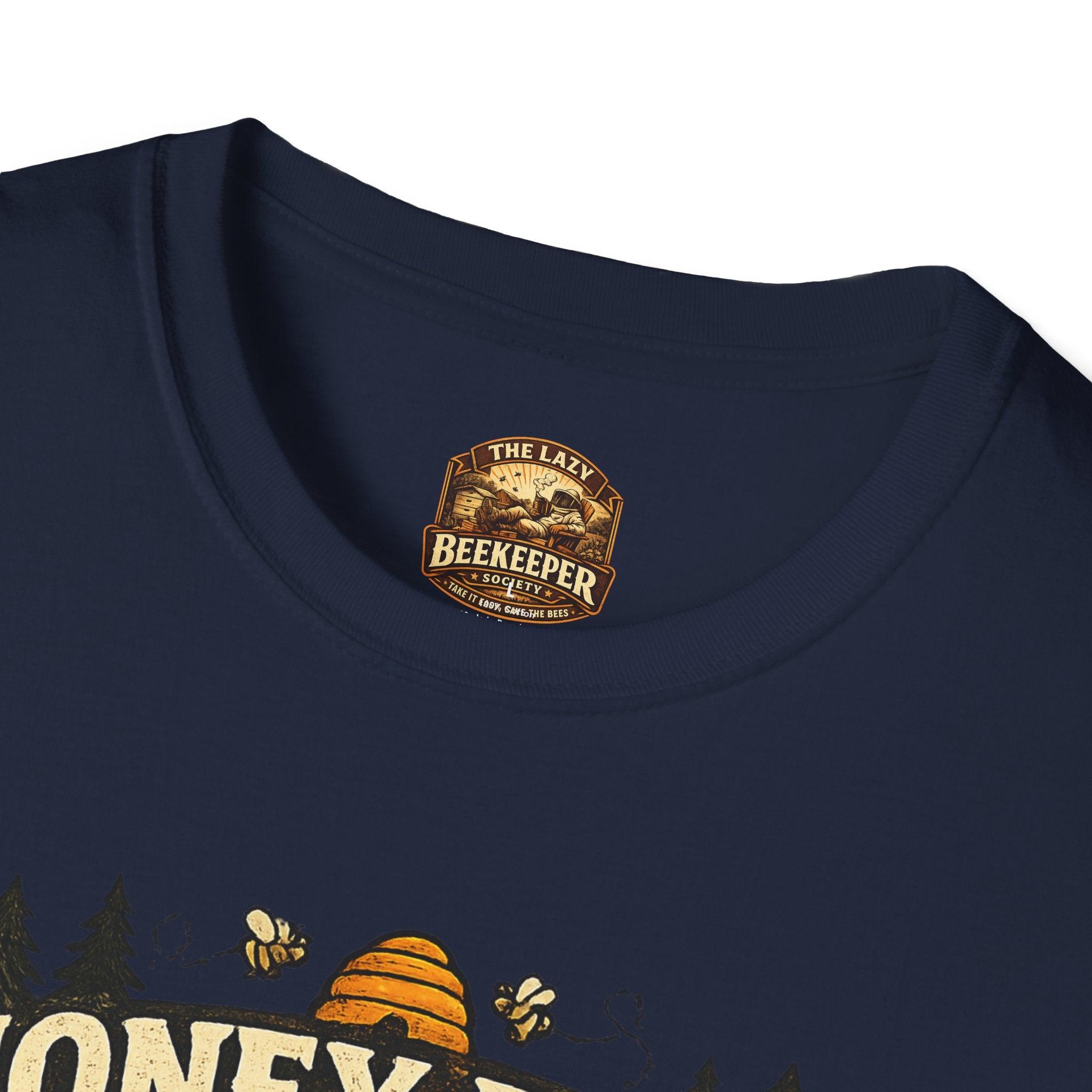 Honigernte-Vorhersage T-Shirt – Imker-Wettergrafik im Vintage-Stil
