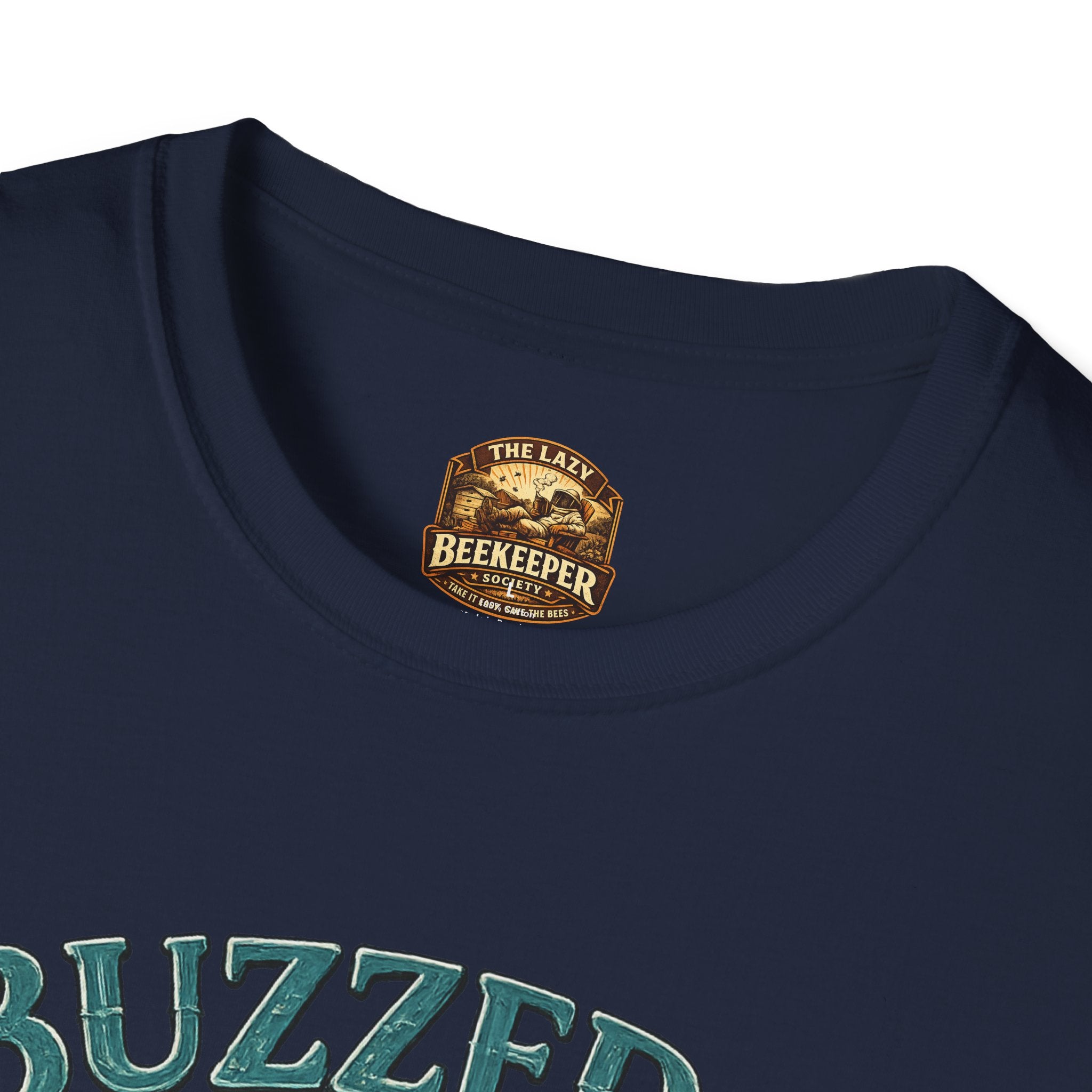 Buzzed & Unbothered Bee T-Shirt — Retro Relaxed Graphic Tee