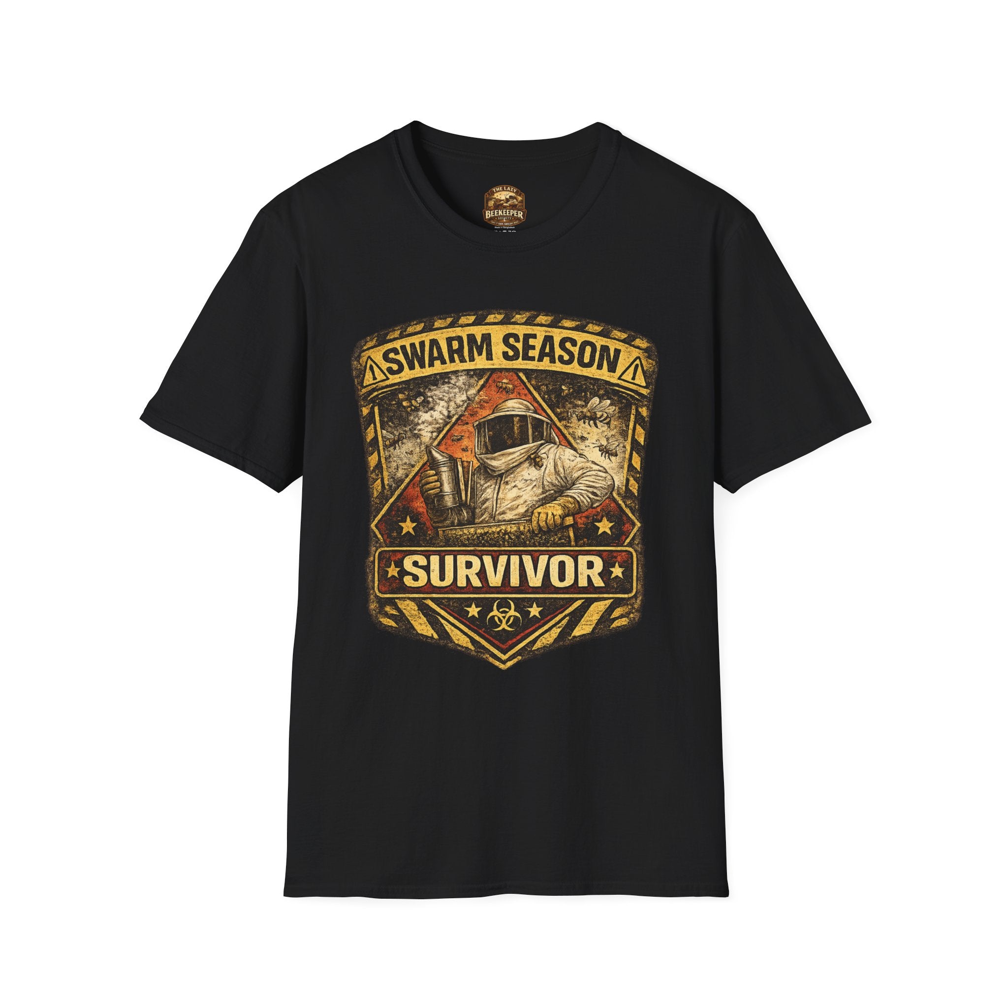 Schwarm-Saison-Überlebender T-Shirt – Vintage Schädlingsbekämpfung Imker T-Shirt