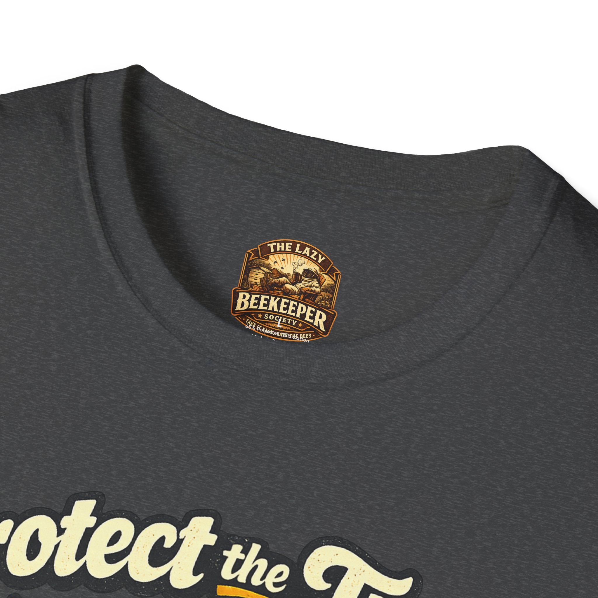 Protect the Tiny Bee T-Shirt — Save the Harvest Floral Graphic Tee