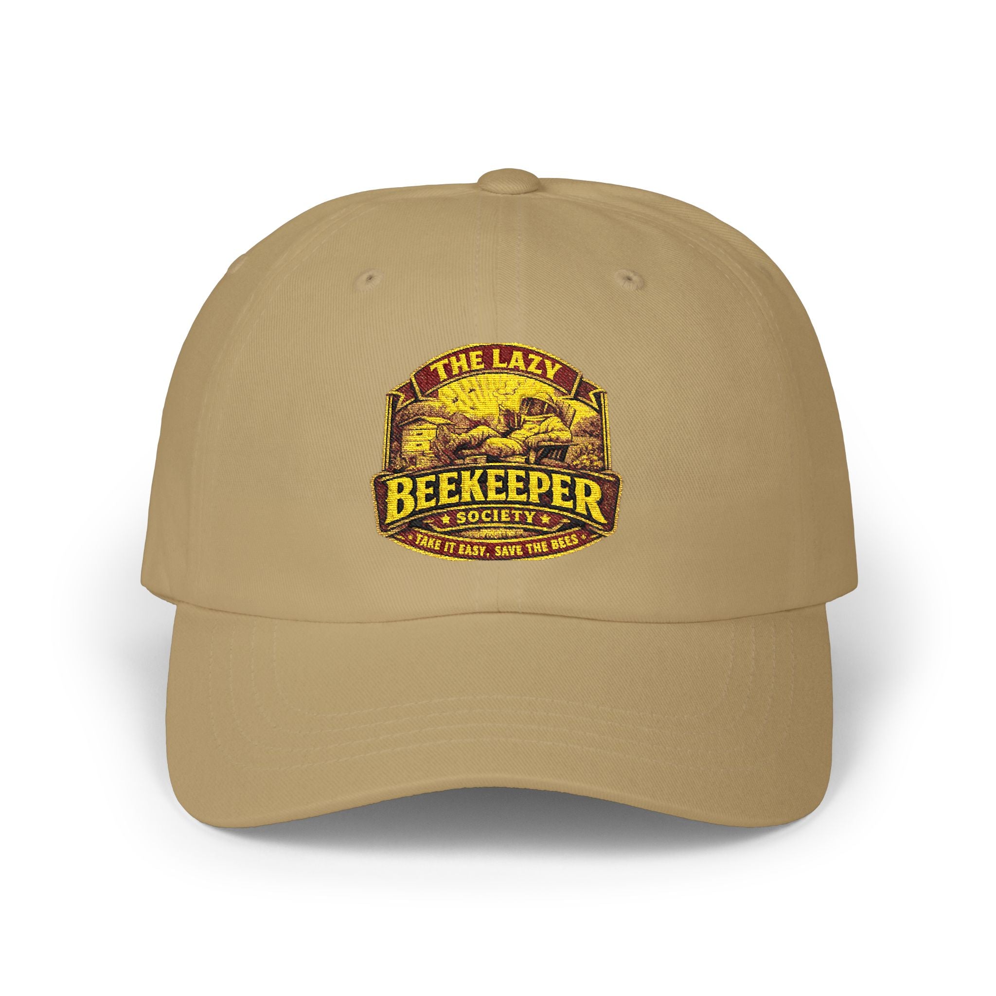 Beekeeper Dad Cap – Retro 'Lazy Beekeeper' Embroidered Baseball Hat