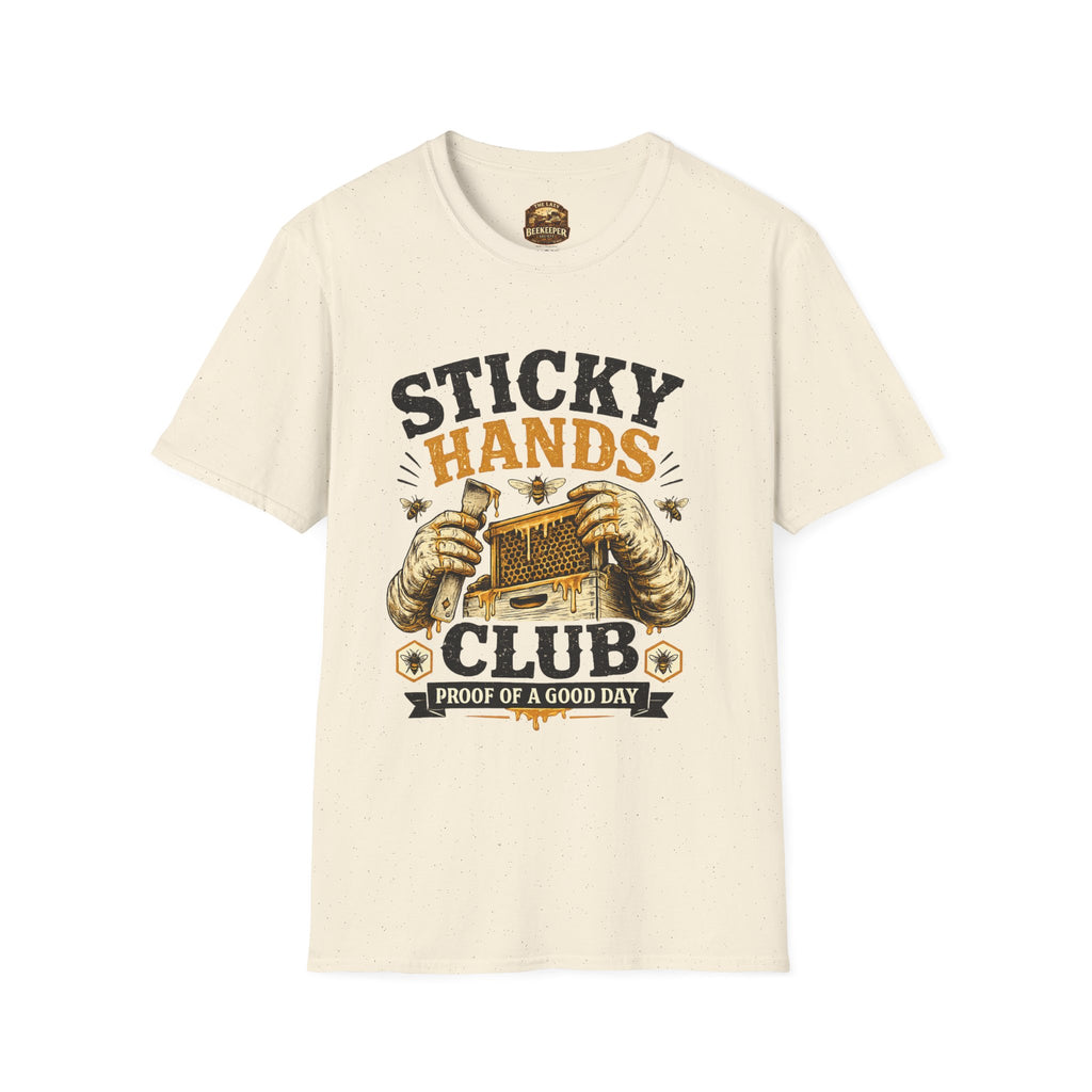 Sticky Hands Club T-Shirt — Imker Honigliebhaber T-Shirt
