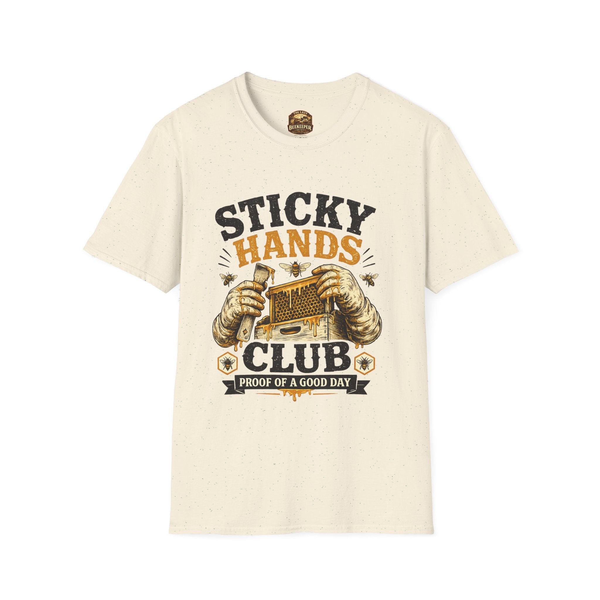 Sticky Hands Club T-Shirt — Imker Honigliebhaber T-Shirt