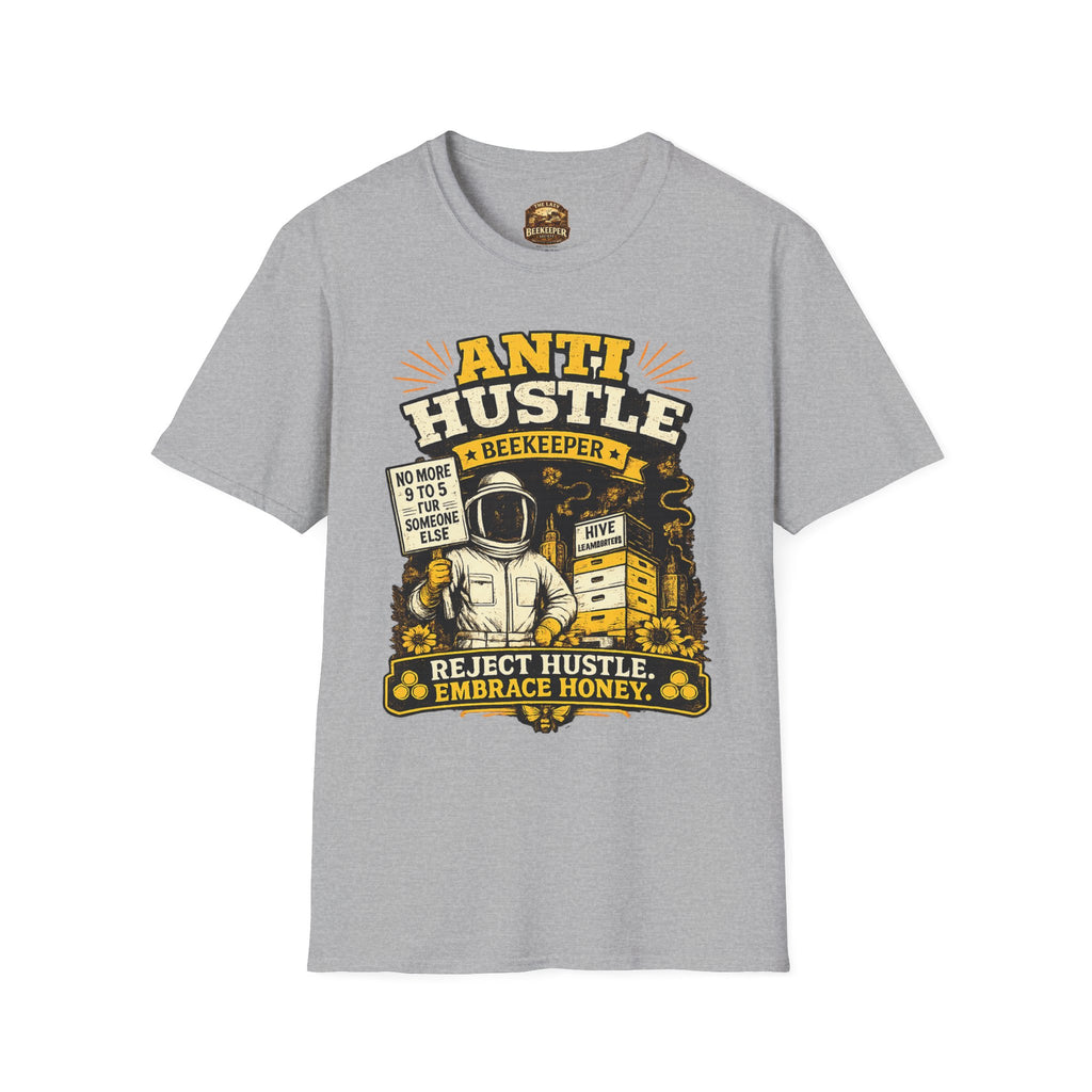 Anti-Hustle Imker T-Shirt – Schluss mit dem Stress, her mit dem Honig Grafik-T-Shirt