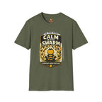 Calm in the Swarm T-Shirt — Bee Hive Calmness Graphic Tee