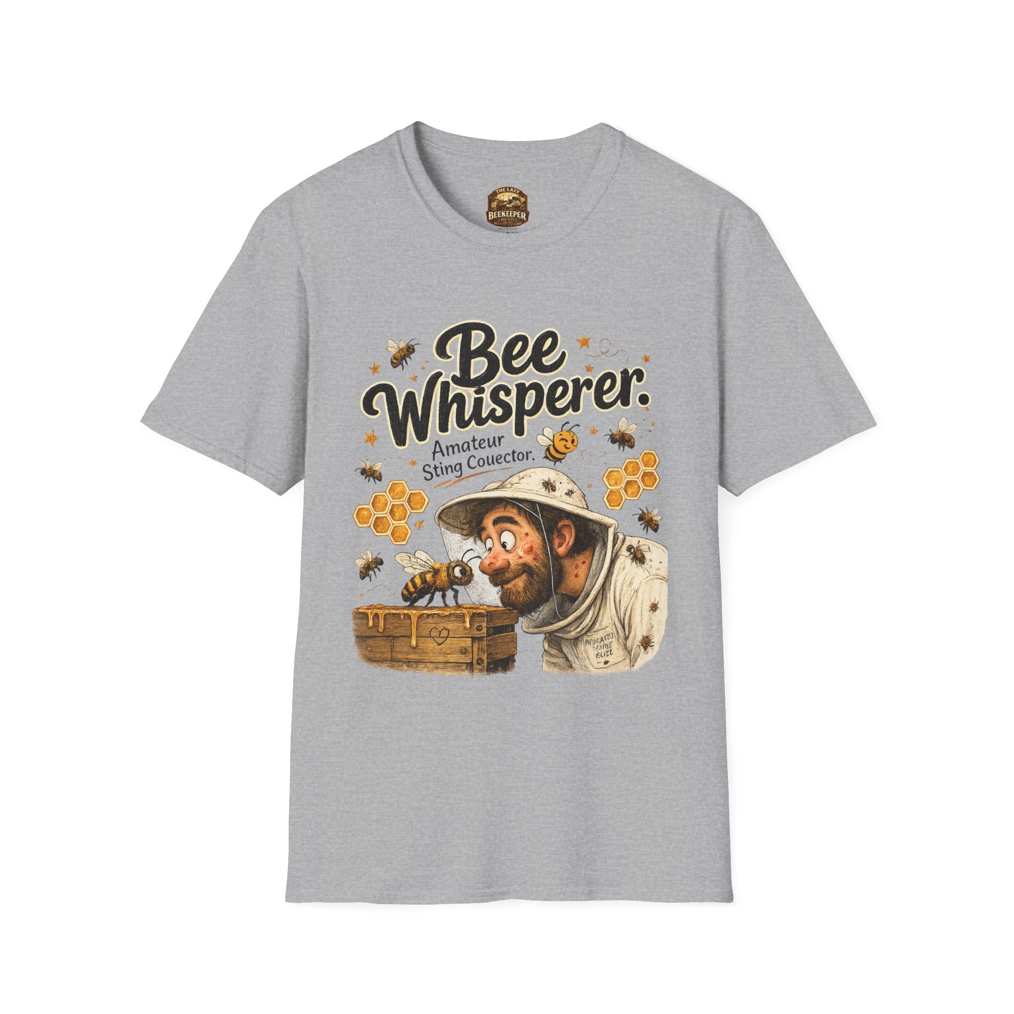 Bee Whisperer T-Shirt — Amateur Sting Conductor Beekeeper Tee