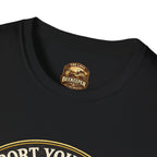 T-Shirt „Unterstütze deinen lokalen Imkerverein“ — Honigglas- & Waben-Design