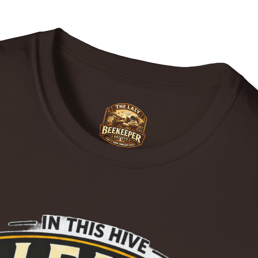 Lead the Hive T-Shirt — "In This Hive" Bee Leadership Graphic