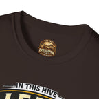 Lead the Hive T-Shirt — "In This Hive" Bee Leadership Graphic