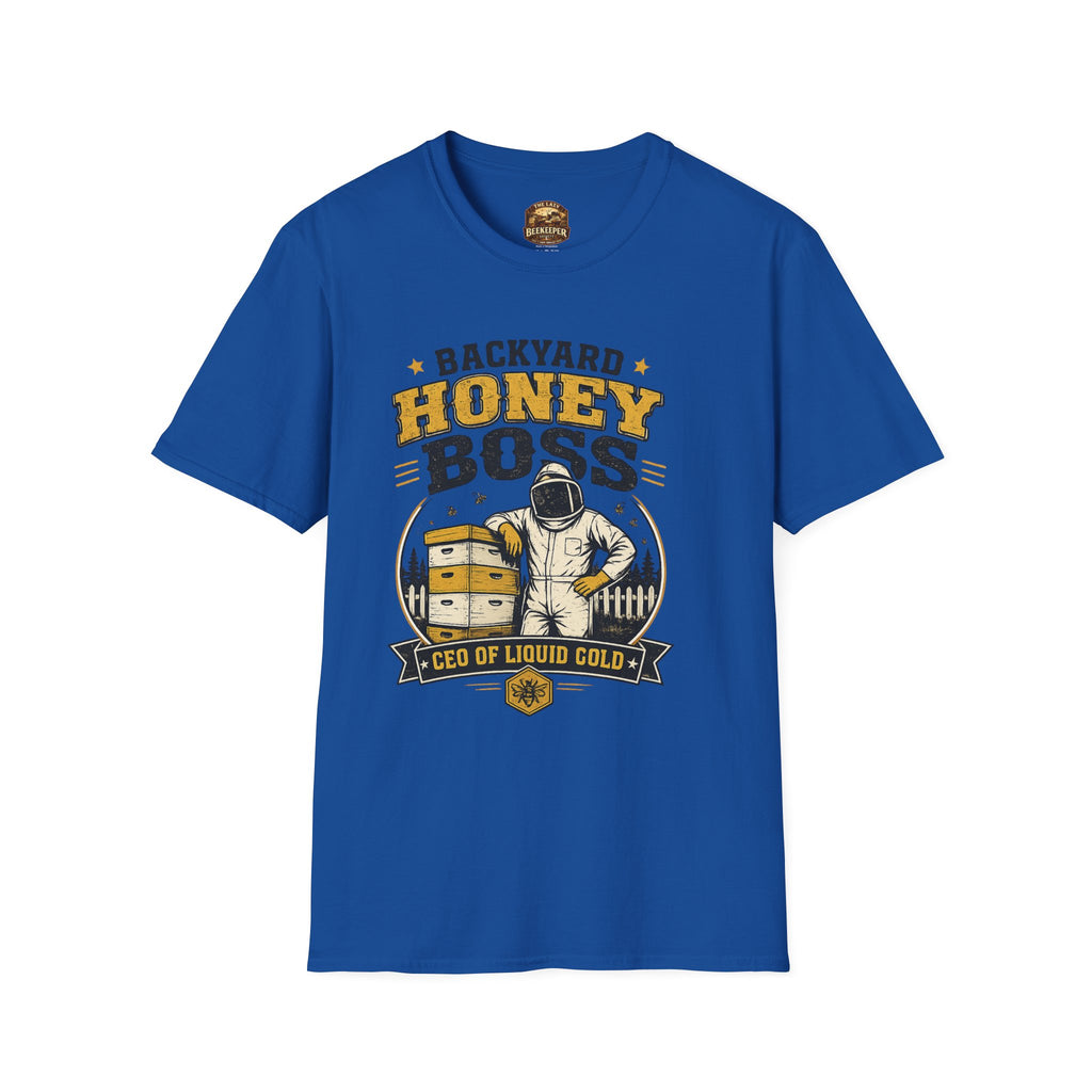 Backyard Honey Boss T-Shirt — Beekeeper Apiary Shirt