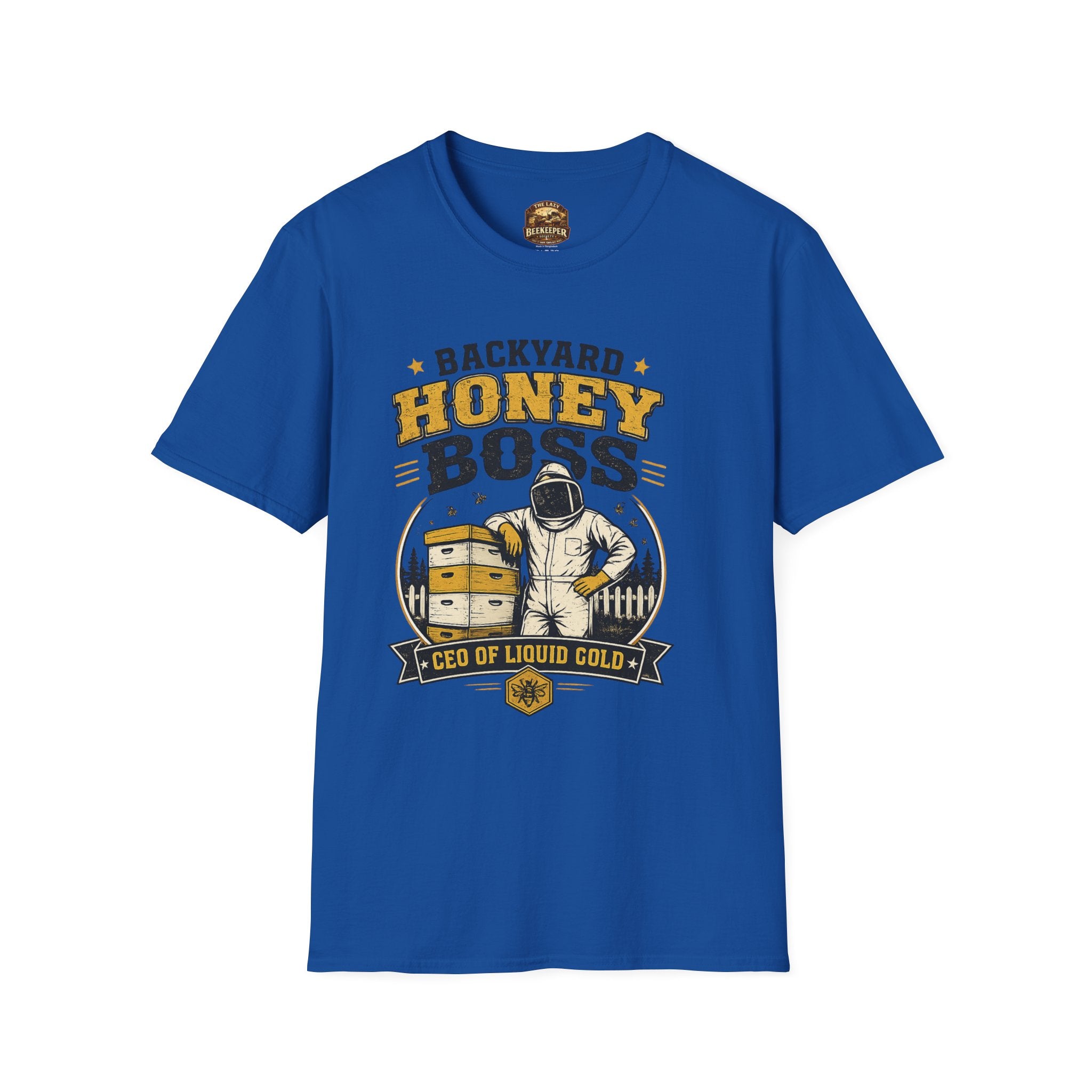Backyard Honey Boss T-Shirt — Beekeeper Apiary Shirt