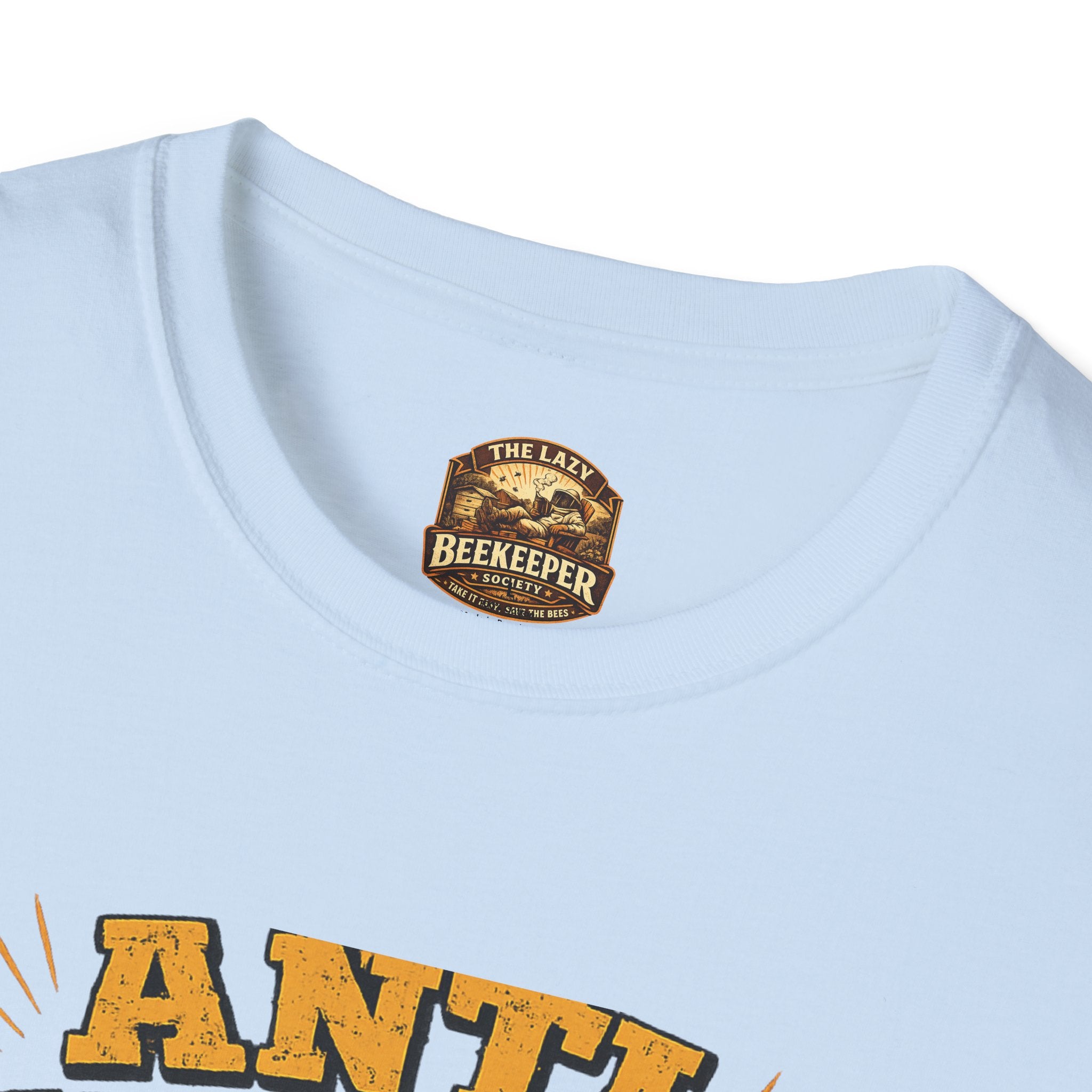 Anti Hustle Beekeeper T-Shirt — Reject Hustle, Embrace Honey Graphic Tee