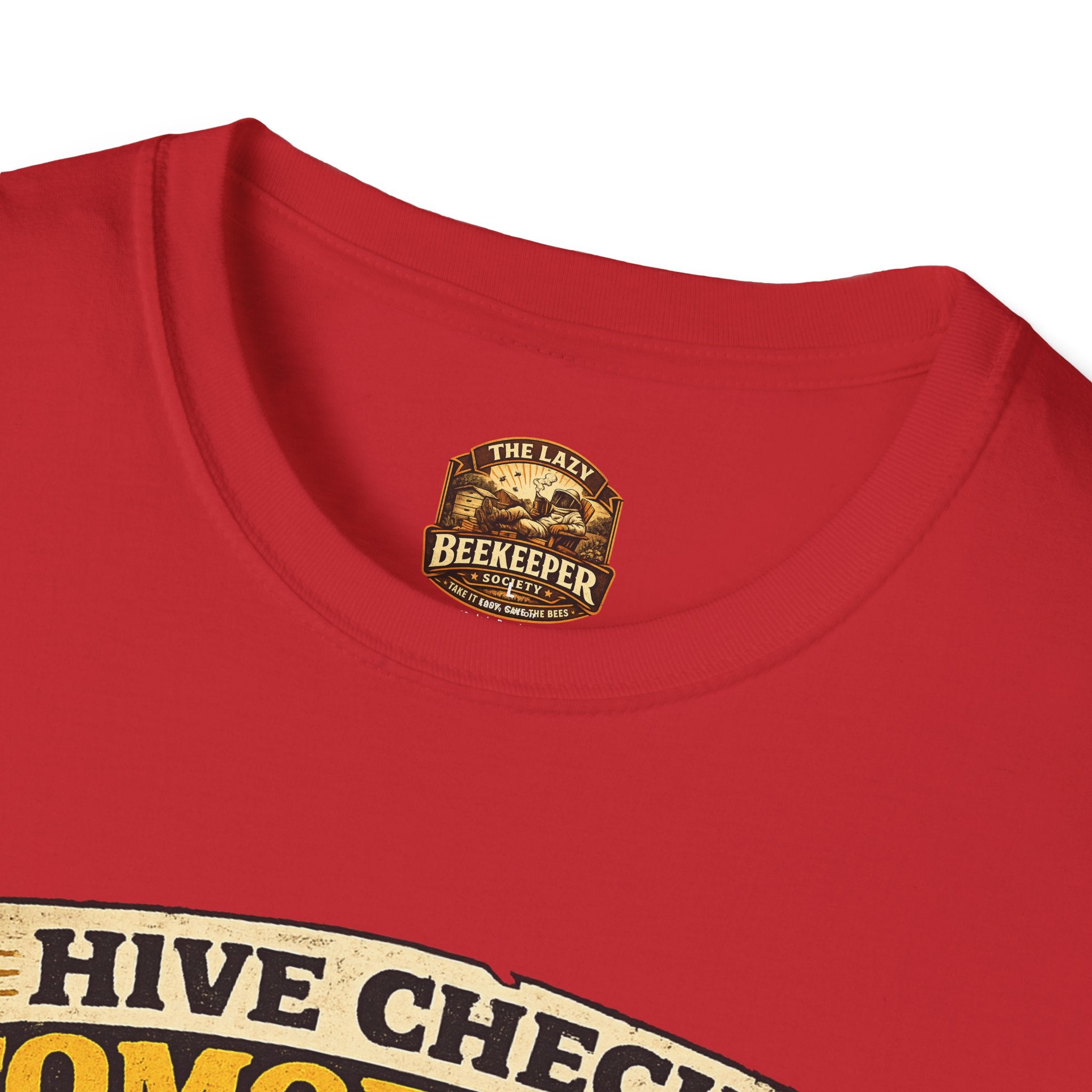 T-Shirt — "Hive Check Tomorrow" Bee To-Do List Vintage Graphic