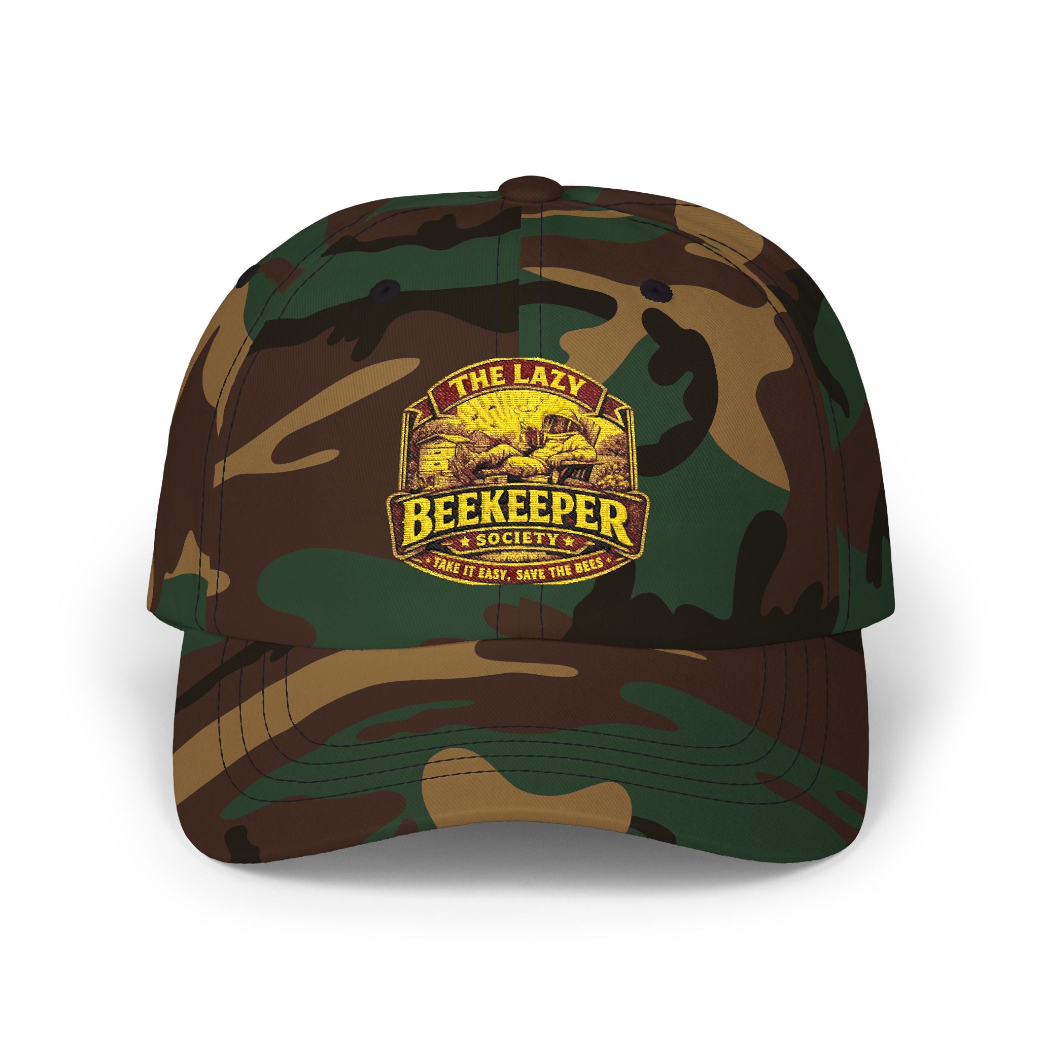 Beekeeper Dad Cap – Retro 'Lazy Beekeeper' Embroidered Baseball Hat