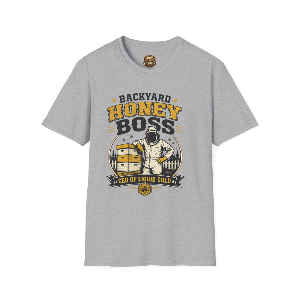 Backyard Honey Boss T-Shirt — Beekeeper Apiary Shirt
