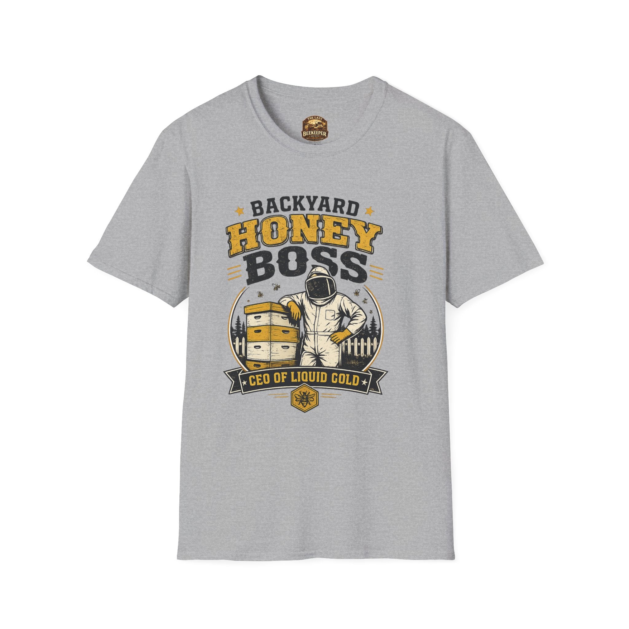 Backyard Honey Boss T-Shirt — Beekeeper Apiary Shirt