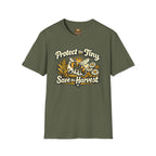 Protect the Tiny Bee T-Shirt — Ernte Retten Blumen-Grafik-T-Shirt