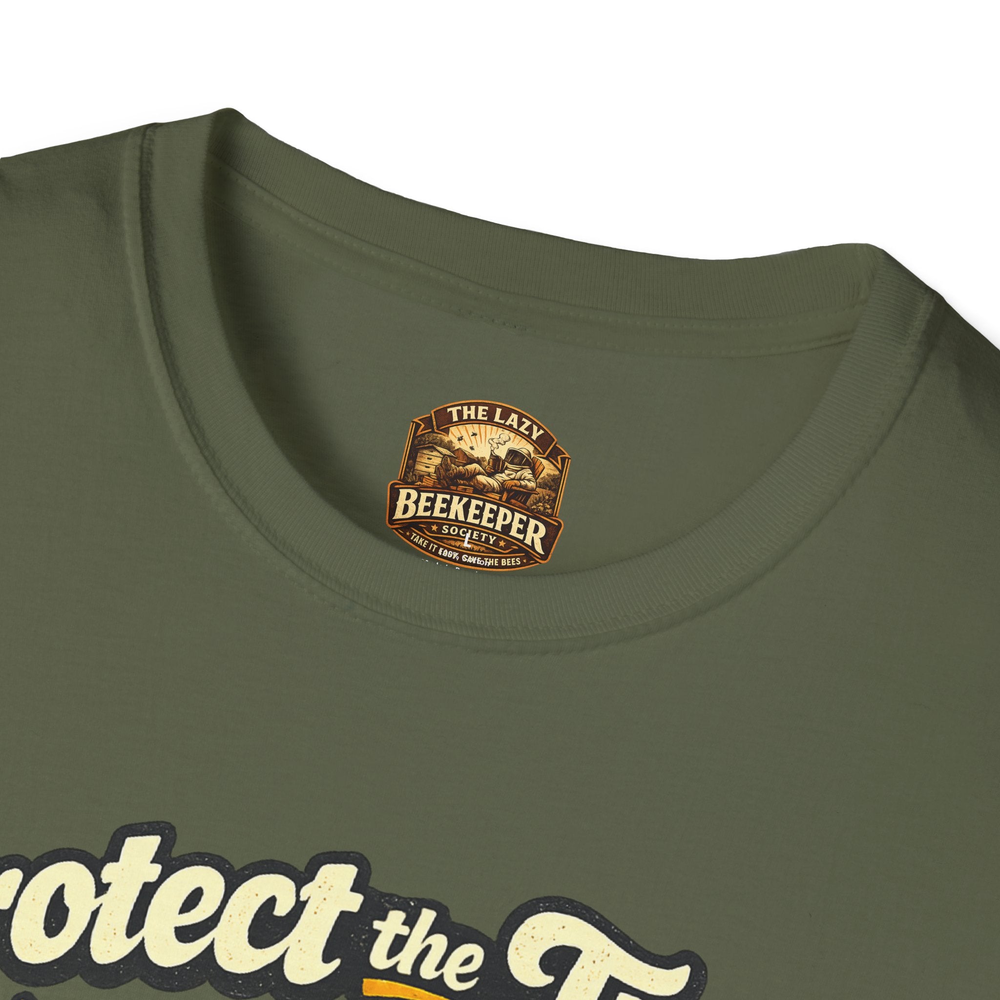 Protect the Tiny Bee T-Shirt — Save the Harvest Floral Graphic Tee