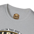 Lead the Hive T-Shirt — "In This Hive" Bee Leadership Graphic
