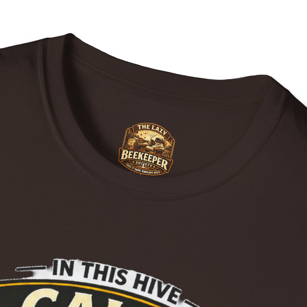 Calm in the Swarm T-Shirt — Bee Hive Calmness Graphic Tee