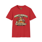Honey Harvest Backyard Honey T‑Shirt — Beekeeper Vintage Logo Tee