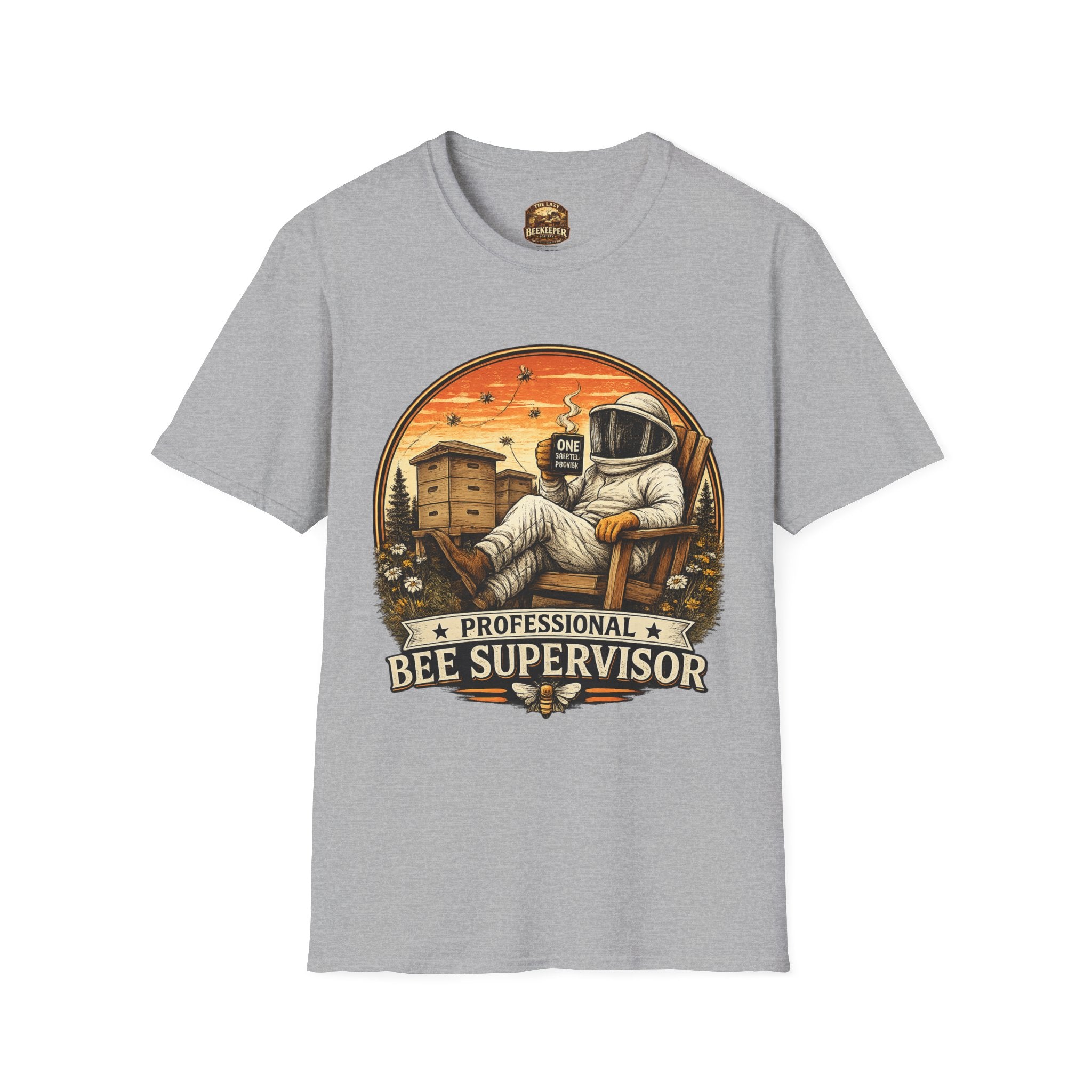 Bienenstock-Betreuer T-Shirt — Retro Imker Bienenbetreuer Grafik-T-Shirt