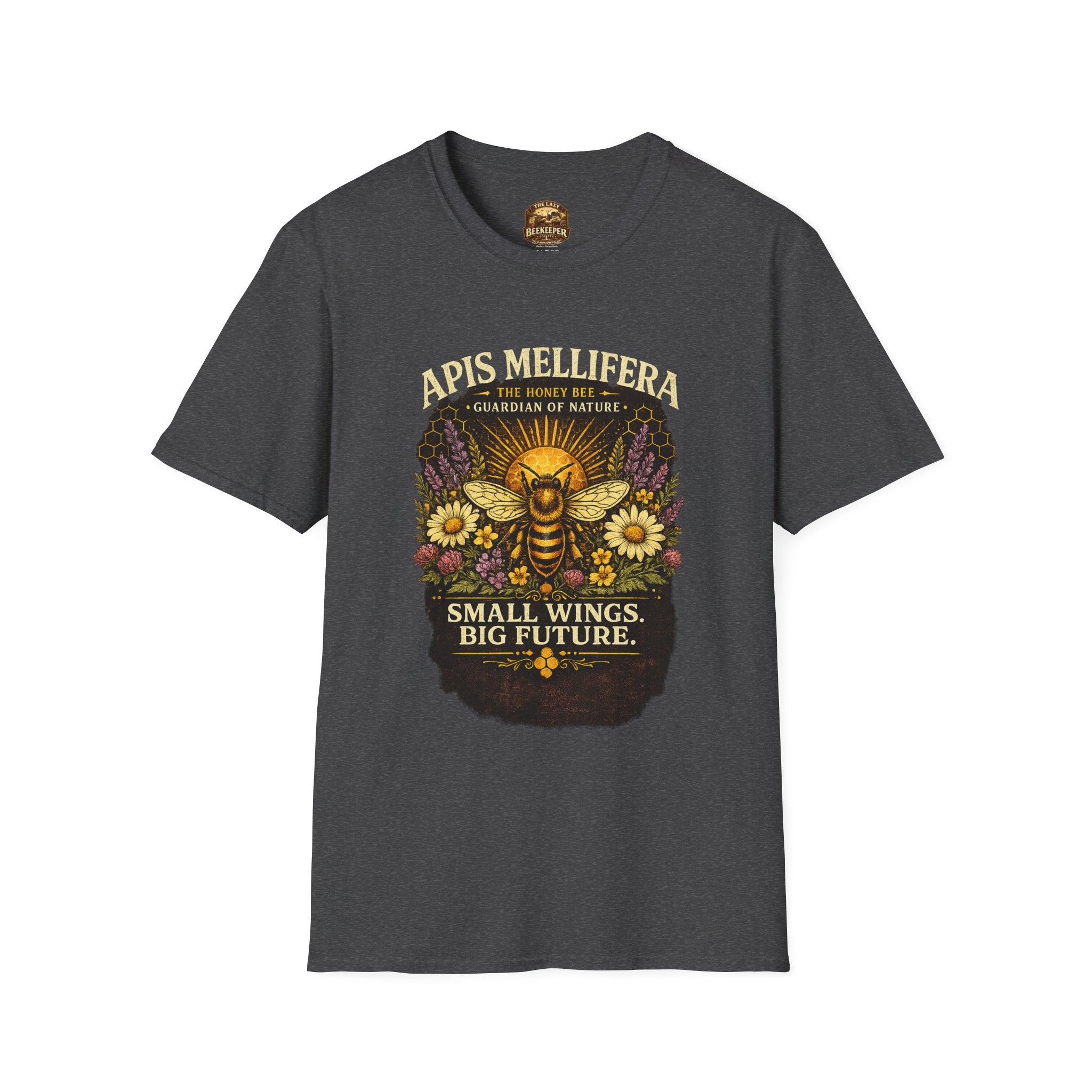 Bee Guardian T‑Shirt — "Apis Mellifera: Small Wings, Big Future" Eco Nature Tee