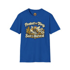 Protect the Tiny Bee T-Shirt — Ernte Retten Blumen-Grafik-T-Shirt