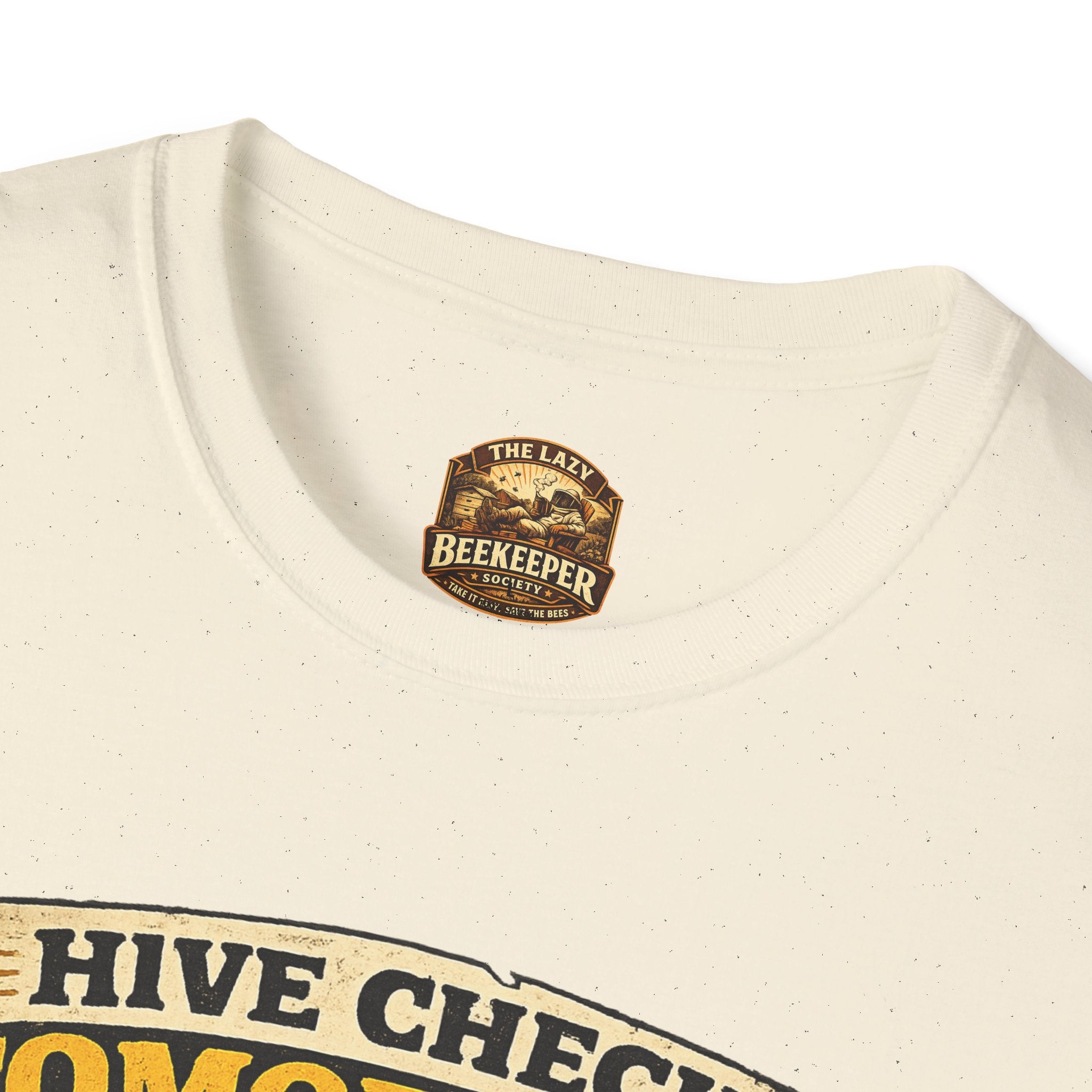 T-Shirt — "Hive Check Tomorrow" Bee To-Do List Vintage Graphic