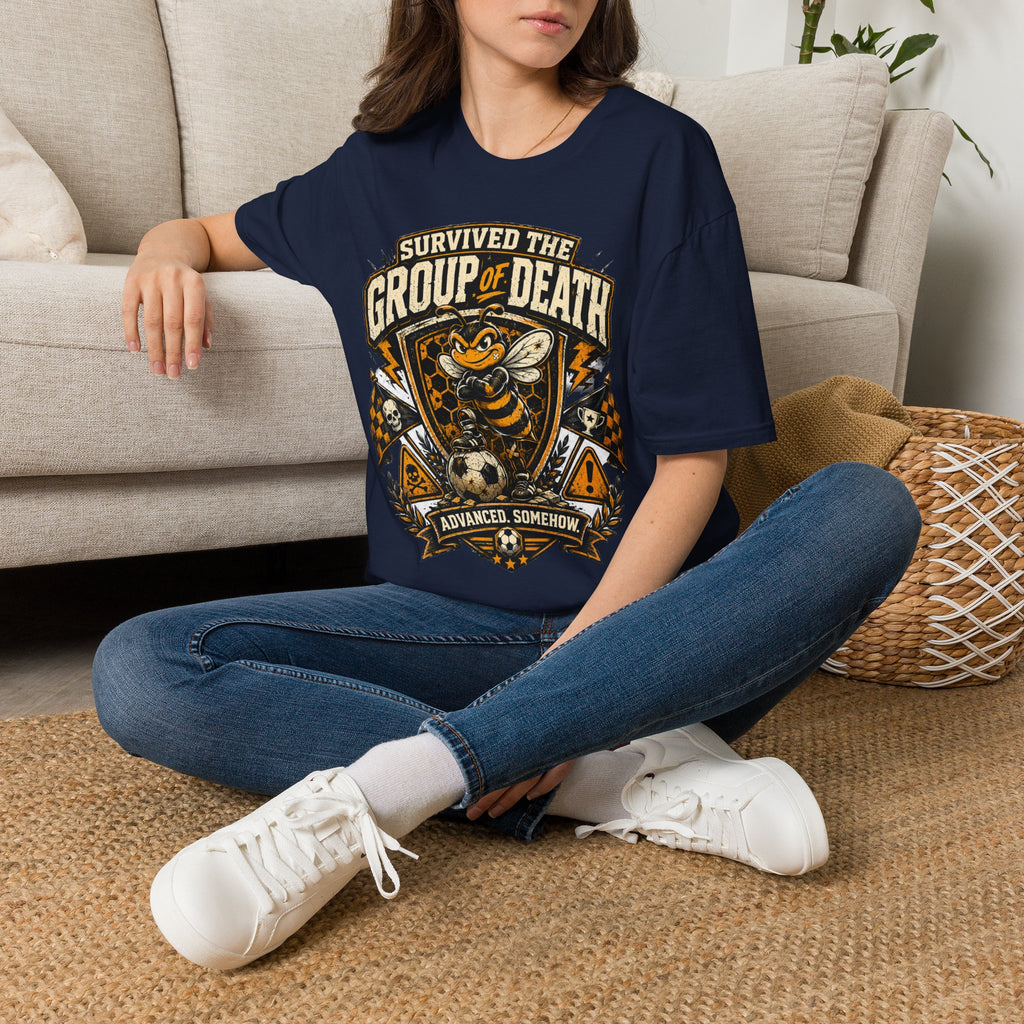 Group of Death Survivor T-Shirt — 'Survived the Group of Death' Soccer Tournament Shirt